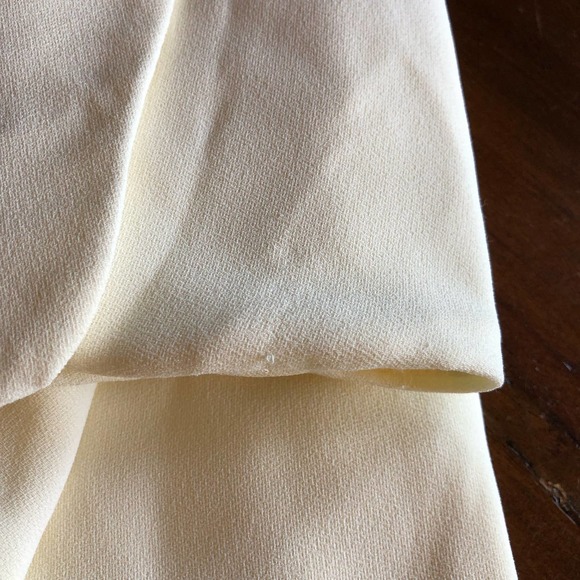 Torrid Blazer 1X Cream Crepe Cutaway Whisper White Open Front Career Pockets - Picture 16 of 16